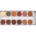 Kryolan Dermacolor Camouflage Creme Palette - 12 Colors, 75004 B
