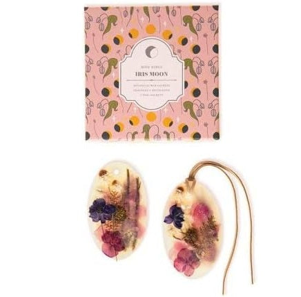 Rosy Rings Oval Botanical Wax Sachets - Iris Moon