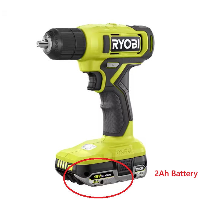 YOBI ONE+ 18V Cordless 3/8 in. Drill/Driver Kit with (1) 2.0 Ah Battery, Charger & 28-Piece Screwdriving Driving Bit Set