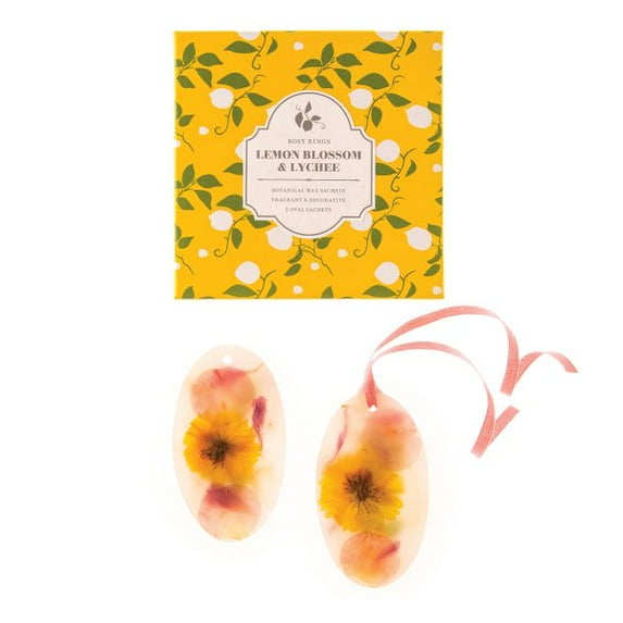 Rosy Rings Citrus Lemon Blossom & Lychee Wax Sachets