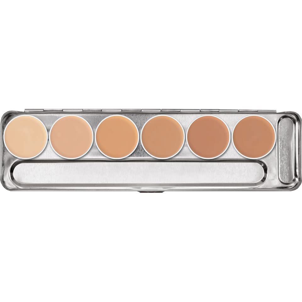Dermacolor Camouflage Creme 6 shades Palette #71007 Color: D1w-D6w