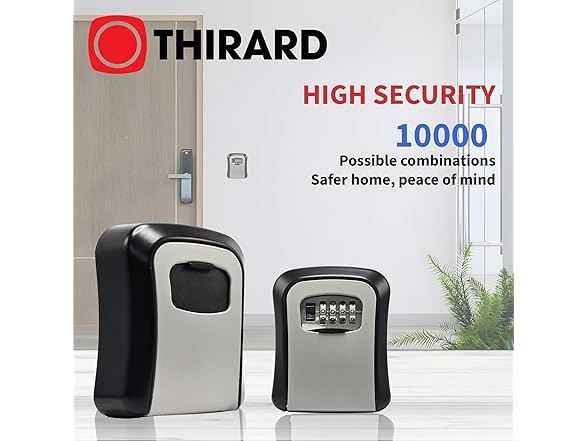 SAFEKey Box: Robust mechanical locks for secure access, versatile for home and desk,  emergency accessibility, easy